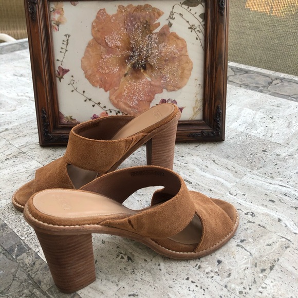 Authentic UGG Suede Mules - Picture 3 of 8